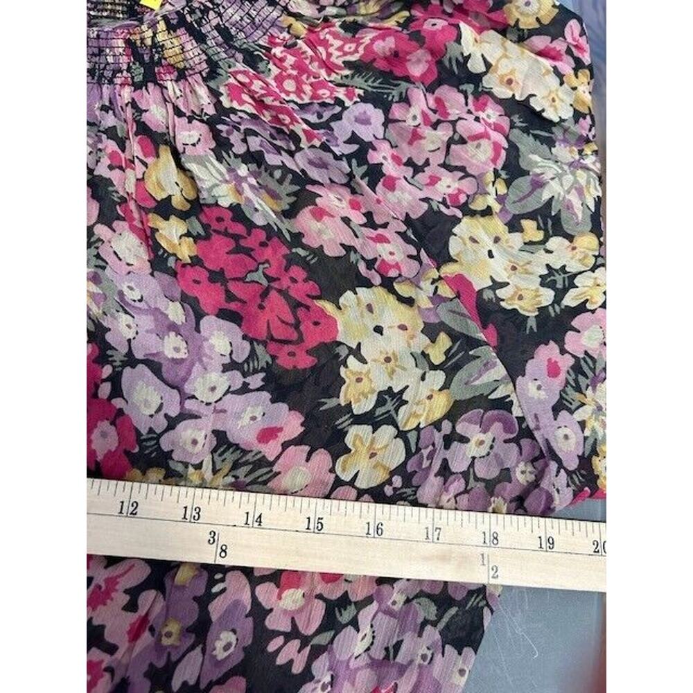 Polo by Ralph Lauren Floral Maxi Dress in Pink, Yellow and Green - Picture 9 of 10